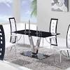 Metal dining chairs are sturdy and add to a sleek, industrial decorating scheme. 3