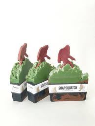 Sasquatch Is Here And Wants To Shower With You This Soapy Bigfoot Is Scented With A Blend Of Fresh Pine Needles Citrus Strawber Soap Diy Body Care Sasquatch