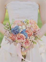 See more ideas about wedding, peach wedding, wedding colors. Sparkle Hay Wedding Blog Peach Wedding Bouquet Summer Wedding Bouquets Blue Wedding Bouquet