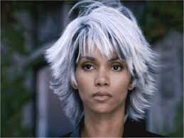 X Men 3 The Last Stand Short Shaggy Haircuts Brown And Silver Hair Halle Berry X Men
