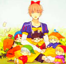 Imagine if bts had their own anime? Wallpaper Bts Anime Boys Snow White Seven Dwarfs 2088x2039 Kardaz 1999601 Hd Wallpapers Wallhere
