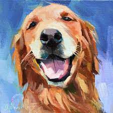 Custom Dog Oil Painting Custom Pet Portraits Animal Etsy Dog Portraits Painting Dog Oil Painting Custom Dog Portraits
