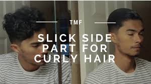Today's question came from.read more » Slick Side Part For Curly Hair My Daily Hair Style Routine Youtube