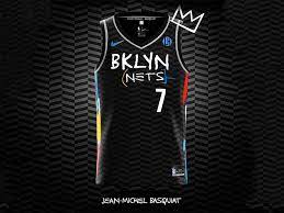 Authentic brooklyn nets jerseys are at the official online store of the national basketball association. Brooklyn Nets Debut Jean Michel Basquiat Inspired Jerseys