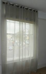 Sheer Curtains Over Blinds Can Let Light In Without Being Totally See Through And Can Still Shut The Wo Curtains With Blinds Curtains Over Blinds House Blinds