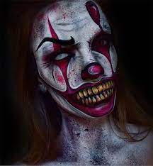 20 Halloween Clown Make Up Ideen Fur Madchen Und Frauen 2018 Mode Ideen Halloween Clown Clown Schminke Gruseliges Make Up