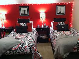 Pin by hendro birowo on modern design low budget red. Black White And Red With A Little Silver Redo Of The Girls Room I Custom Made All Of The Bedding Except For T Red Rooms Bedroom Red Black White Bedrooms