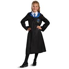 Child Harry Potter Ravenclaw Uniform Luna Lovegood Halloween Costume Robe S  M L | eBay