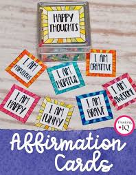 80 Different Positive Affirmation Cards For Students Great Positive Thinking Activity For Build Positive Affirmation Cards Compliment Cards Kindness Challenge