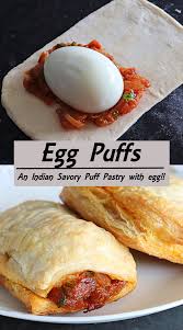 Egg Puffs Muttai Puffs Puff Pastry Dinner Puffs Recipe Indian Chicken And Pastry