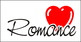 Romance Text with Heart Image