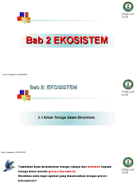 Bab 2 Ekosistem