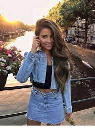 Hairstyle Denim Outfit Miladies Net Jean Jacket Outfits Fashion Style