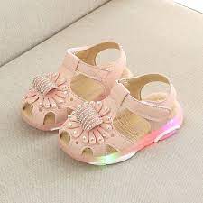 Buy Led Lights Baby Girls Sandals Summer Non Slip Soft Princess Shoes At Affordable Prices Free Shipping Real Reviews With Photos Joom