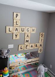 Diy Giant Scrabble Letter Wall Decor Playroom Wall Decor Letter Wall Decor Game Room Decor
