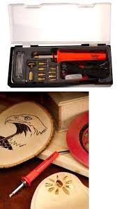 Wood Burning Kits 183152 Wood Burning Tool Tips Kit Professional Woodburner Soldering Burner 25 Watt New B Wood Burning Kits Wood Burning Tool Wood Burning