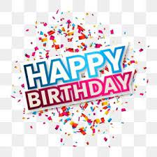 Happy Birthday Confetti Background Birthday Happy Background Png And Vector With Transparent Background For Free Download Berkilau Ulang Tahun Selamat Ulang Tahun