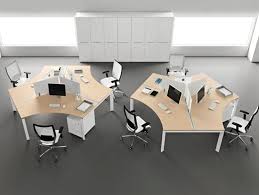 Multi Person Desks Office Workstations Furniture Office Furnitur Modern Office Furniture Design Modern Office Space Office Furniture Layout