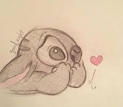 Pin By Ashley Wright On Lilo Stitch Disney Art Drawings Stitch Drawing Easy Disney Drawings