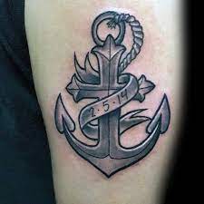 Many people in the us navy gets these anchor tattoo since they spend most of their lives on the sea and their job is protection of the sea. 40 Anchor Cross Tattoo Designs For Men Religious Ink Ideas