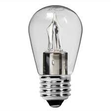 2 Watt Dimmable Led S14 Clear 2700k Warm White 100 Lumens 11 Watt Equal 120 Volt Ushio 1003866 Walmart Com Walmart Com