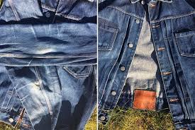 Person at a credit_union ($1.5busa) we have a jeans day every friday. A P C Work Jean Jacket 1 5 Years 1 Wash 2 Soaks Fade Of The Day