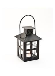 Black Mini Lantern Tea Light Holder David S Bridal