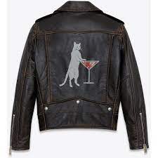 Saint Laurent Classic Cat Motorcycle Jacket 32855500 Pyg Liked On Polyvore Featuring Outerwear Jac Leather Jacket Men Ysl Leather Jacket Motorcycle Jacket