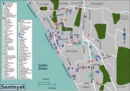 Streets, places, amenities and neighbour areas of kuta. Seminyak Map A Guidance For Tourist Kuta Bali Tourist Information