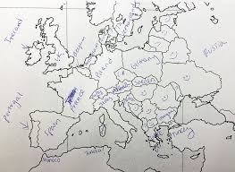 Europe is one of 7 continents illustrated on our blue ocean laminated map of the world. Americans Try To Locate European Countries And It Is Hilarious Earthly Mission
