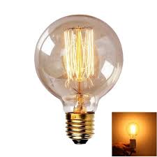 Shop grand nostalgic edison bulbs: Buy 40w Big Promation G80 Incandescent Bulb E27 Globe Retro Edison Vintage Lamp Light 110v 220v At Affordable Prices Free Shipping Real Reviews With Photos Joom