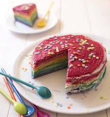 Gateau De Crepes Facon Rainbow Cake Recette Gateau Crepe Recettes De Cuisine Gateau Multicolore