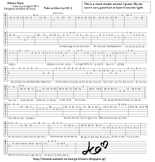 Anime Guitar Tabs Tabs For Hikaru Nara Your Lie In April Shigatsu Wa Kimi No Uso O Guitar Lessons Tutorials Guitar Lessons For Beginners Guitar Tabs Songs