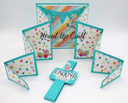 Open a page in canva. How To Make A Large Zig Zag Fold Card Fancy Fold Cards Paper Crafts Cards Fun Fold Cards