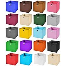 4x Aufbewahrungs Korb Hellblau Faltbox 33 X 33 X 33 Cm Regalkorb Von Stick Shine Faltbar Aufbewahrungsbox Faltbox Aufbewahrung