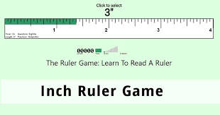 Click on the given measurement on a ruler. The Ruler Game Learn To Read A Ruler
