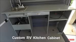 Cooking in a small space can be challenging. Mercedes Sprinter Van Rv Custom Kitchen Cabinet Conversion Diy Installation Youtube