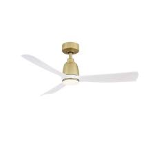 Shop ceiling lights and a variety of lighting & ceiling fans products online at lowes.com. Fanimation Kute 44 In Brushed Satin Brass Led Smart Ceiling Fan With Light Remote Control And Light Kit 3 Blade Lowes Com Ceiling Fan Ceiling Fan With Light Fanimation Ceiling Fan