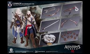 Assassin's creed is undoubtedly one of the biggest and most popular contemporary video game franchises, and it is also one of the most recognizable titles to come out of ubisoft. Damtoys Dms010 Assassin S Creed Iii Connor Ratonhnhake Ton Assassin S Creed Iii Connor Action Figure 1 6 Toysheroes