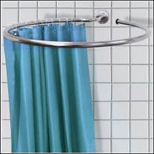 .a rod that encircles the whole tub (similar to the oval or d shaped setups) to hang the curtain on and some sort of holster for the handheld shower. Best 50 Round Shower Curtain Rod Ideas On Foter