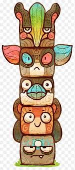 You can also use this printable tiki mask template in a children's craft project. Totem Pole Png Images Pngegg