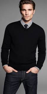 All Black Outfits Men 15 All Black Dressing Ideas For Guys Mens Outfits Menswear Black Cashmere Sweater