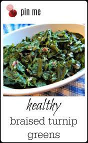 Braised Turnip Greens Healthy Style Recipe Greens Recipe Turnip Greens Greens Recipe Vegetarian