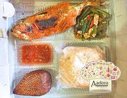 Nasi asam padeh ikan kembung. Nasi Ikan Kembung Bakar Dari Adora Catering Foodspot