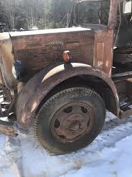 Image result for Brockway Light Blue 1948 Truck