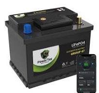 PowerTex Batteries BCI Group 47 / H5 Lithium LiFePO4 Automotive Batter