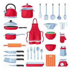 Try this classic combo in your space—you'll love it. Kitchen Utensil Design Elements Set Isolated On White Background Vector Cooking And Kitchenware Modern Tools Collection Household Flat Cartoon Icons Royalty Free Cliparts Vectors And Stock Illustration Image 131429827