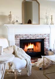 Inside the cabin, the knotty hardwood floors add to the authentic log cabin experience and make you feel that much more cozy in front of the wood burning fireplace. Warm Cozy Winter Nights By The Fire Maison De Cinq