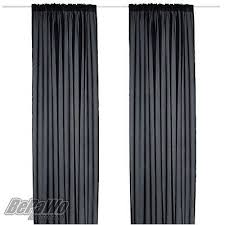 Ikea Vivan Gardinen Vorhange 2 Schals Gardinenschals Schwarz 145x300 Neu Ovp Vorhange Gardinen Ikea Vivan Gardinen