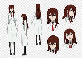 Steins;gate 0 is a great anime. Kurisu Makise Steins Gate 0 Rintarou Okabe Itaru Hashida Gate Anime Black Hair Playstation 4 Png Pngegg